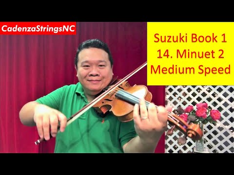 Minuet 2 | Medium Speed | Suzuki Violin Book 1