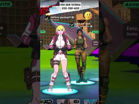 NEW Best Free Skin Map in Fortnite 🤫🤭 #shorts #fortnite #gaming