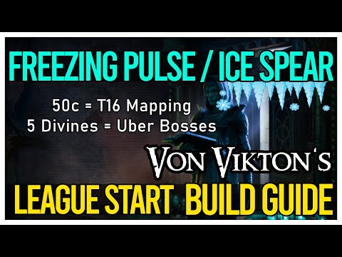 Freezing Pulse / Ice Spear Totems - Boss Killer - 3.20 Leveling / League Start Build Guide