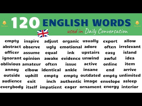 , title : 'Learn 120 ESSENTIAL English Words and English Phrases used in Daily Conversation'
