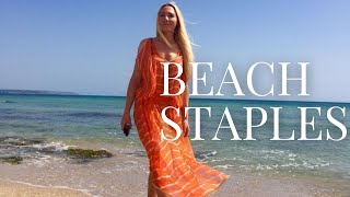 BEACH STAPLES WHAT TO PACK FOR VACATION 🌸  BEACH ESSENTIALS   | How To Dress For The Beach