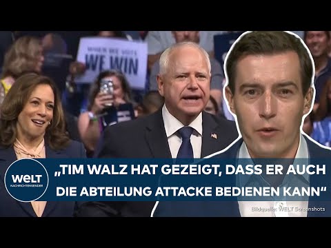 US-Wahl 2024: "Mann der Mitte"! Kamala Harris tritt erstmals mit Tim Walz als Vizepräsident auf