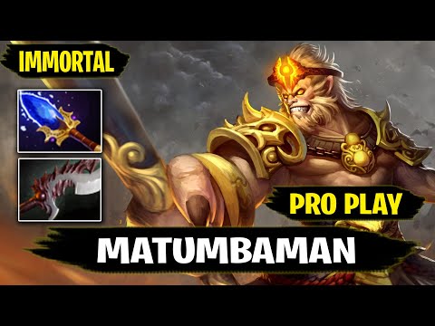Monkey King 7.27D Pro Gameplay by MATUMBAMAN Immortal Rank DotA 2