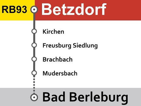 [HLB] Ansagen RB93 Betzdorf - Bad Berleburg