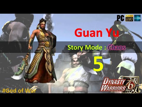Dynasty warriors 6 Musou mode Guan Yu [Chaos] Episode 5 Gameplay (No commentary)