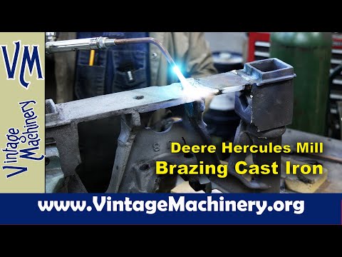 John Deere Hercules Mill: Repairing Cracked and Cast Iron Parts