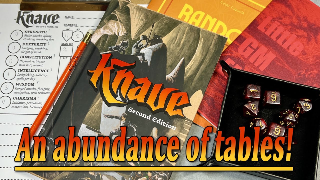 Knave 2nd Edition - Review from the solo perspective (solo RPG)