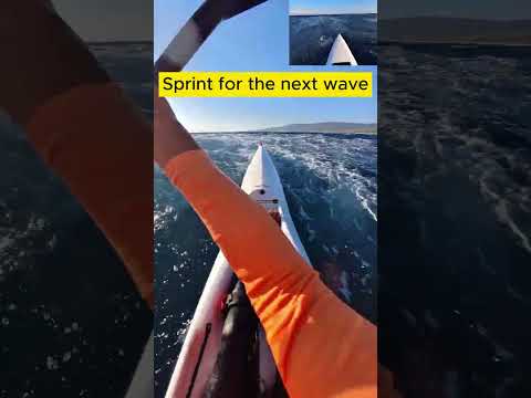 Going fast with a slow surfski