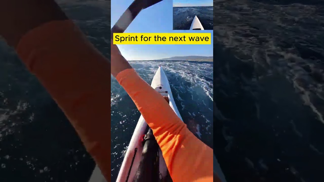 Going fast with a slow surfski