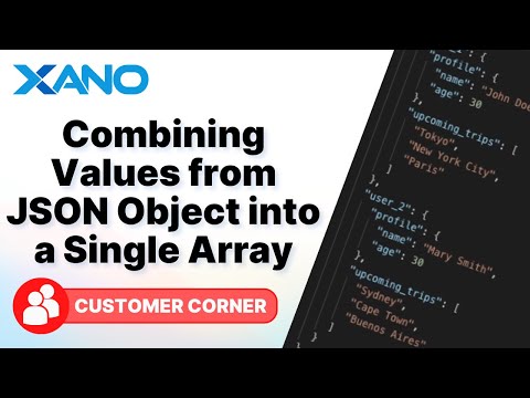 Combining Values from JSON Object into a Single Array