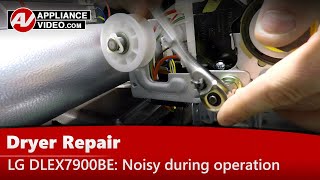 LG Dryer Repair - Noisy During Operation - Motor Pulley Assembly