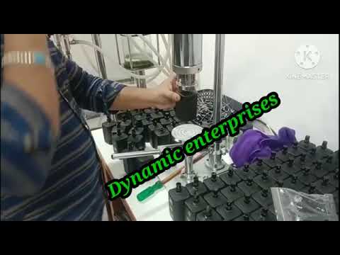 Sanitizer Bottle Crimping Machine