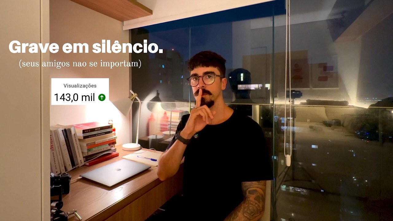 CRIE seu canal em SILÊNCIO (seus amigos não se importam)