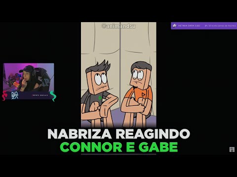 NABRIZA REAGINDO CORINGA E GABE ANIMAÇÃO ANIMANDSU