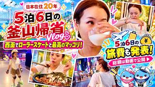 【釜山】5泊6日の旅費はいくら?西面でローラースケート&マッコリ醸造所へ!