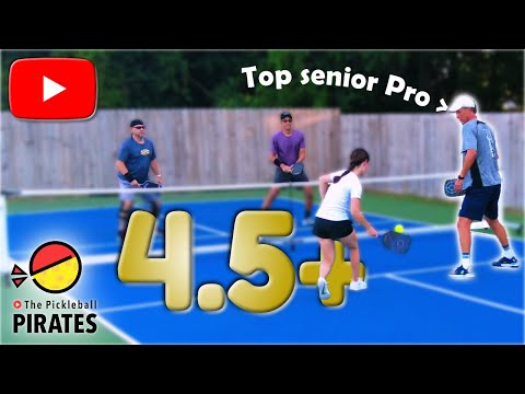 4.5+ Pickleball at Private Court Featuring Top Senior Pro