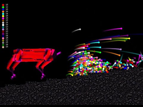 Escape from ROBOT animal | Survival Marble Race in Algodoo