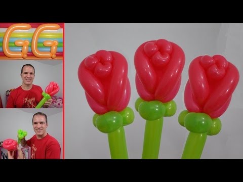 how to make roses with balloons