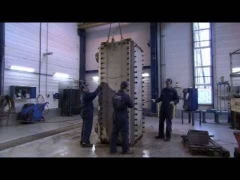 How to clean an Alfa Laval Compabloc plate heat exchanger