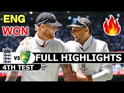 England Vs Australia Ashes Series 4th Test Match Day 2 Full Highlights | Eng Vs Aus Highlights