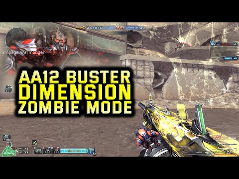 Crossfire West | AA-12-Buster-Dimension Zombie Mode Game played!