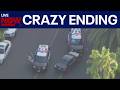 POLICE CHASE Woman Takes LAPD On Wild Chase Crazy Ending
