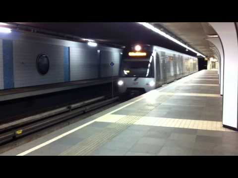 RET Metro SG3 5637 Aankomst Marconiplein Rotterdam Richting De Akkers lijn C