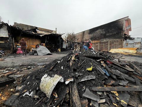 Incendio en Feria Libre de Lota comerciantes afectados solicitan ayuda para reconstruir sus puestos