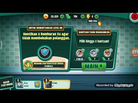 Diner Dash level 186 Bintang 3 - GRILL 'N' CHILL