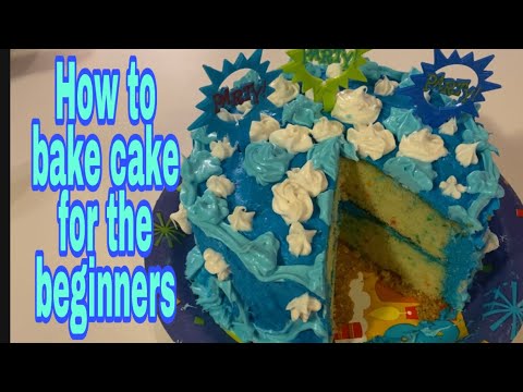 How to Bake a Cake//How to Decorate a Cake at Home for the Beginners//Having Fun Doing it w/ my Boy