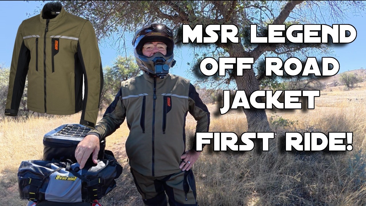MSR Legend Off Road Jacket First Ride!