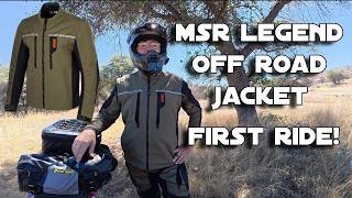 MSR Legend Off Road Jacket First Ride!