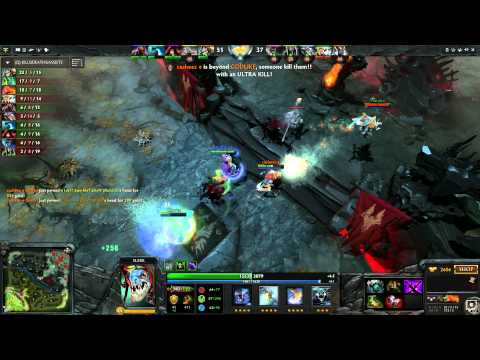 Dota 2 : How to carry a useless team with Slark