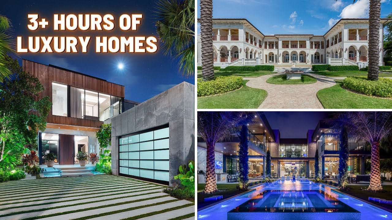 OVER 3 HOURS OF THE BEST LUXURY HOMES! (PART 2)