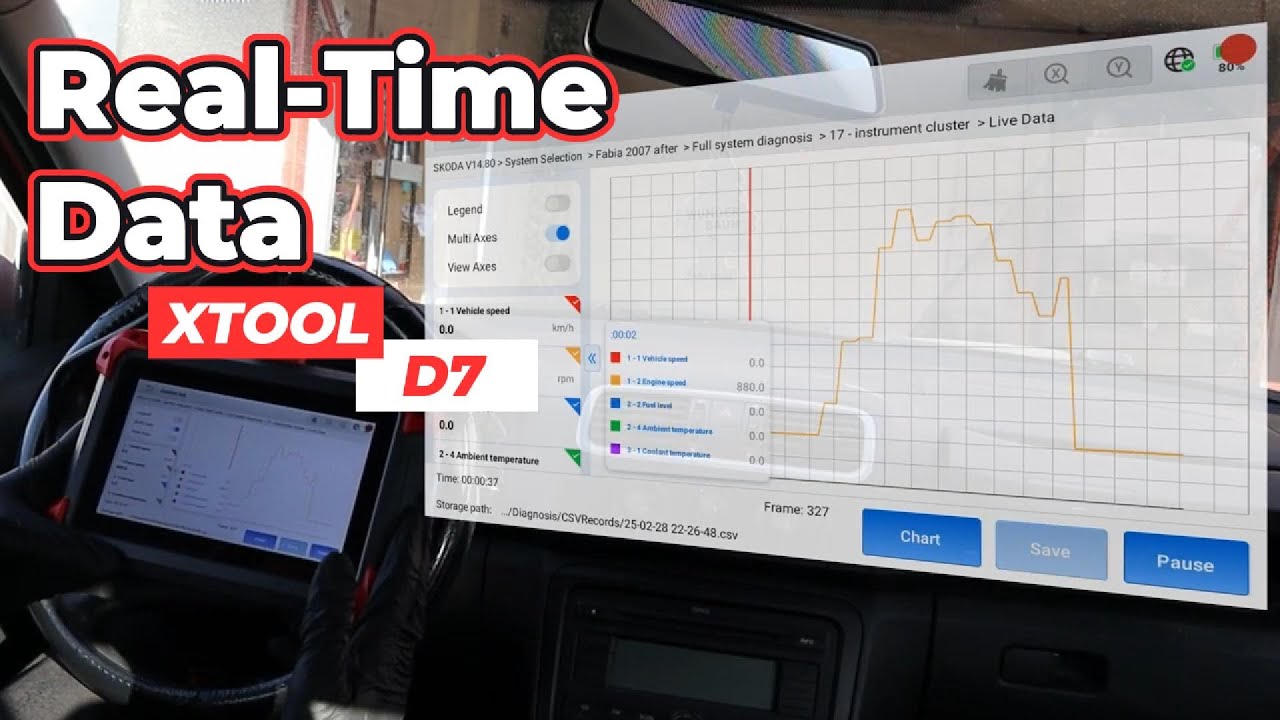Reading Live Data with the XTOOL D7!