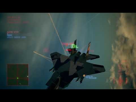Ace Combat 7 - Flying the F-15C Eagle over Roca Roja (Multiplayer 2-man TDM)