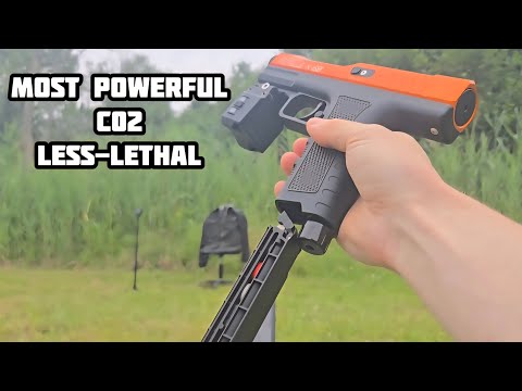 Pistelle x-68 Defense AirPistol▪︎Ballistic Dummy/Power Testing+Long barrel &more