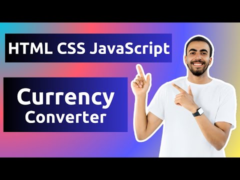 Build A Currency Converter Using Html Css Javascript Html Htmlcss Javascript Website Coding