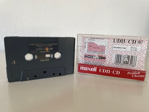 Maxell UD-II CD 90 vs. Sony Scala, playing France Gall. Golden 80s & silver 90s 4ever.