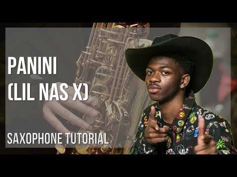 How to play Panini by Lil Nas X on Alto Sax (Tutorial)
