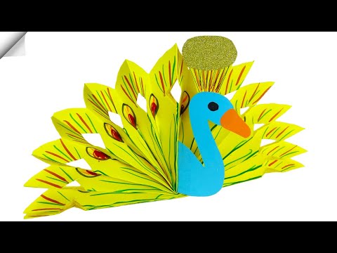 DIY paper crafts Paper toy Peacock