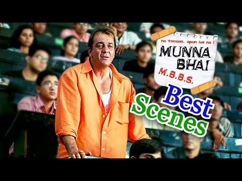 Munna Bhai Best Comedy Scene | Munna Bhai Baneka Doctor | Sanjay Dutt Movie Scene