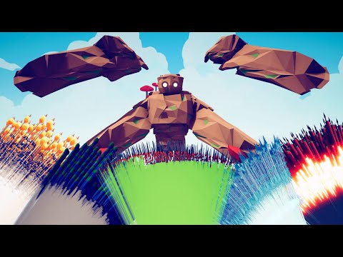 CLAY GOLEM vs EVERY GOD - Totally Accurate Battle Simulator TABS