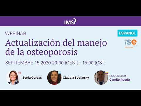 video:Actualización del manejo de la osteoporosis -  Webinar en Español
