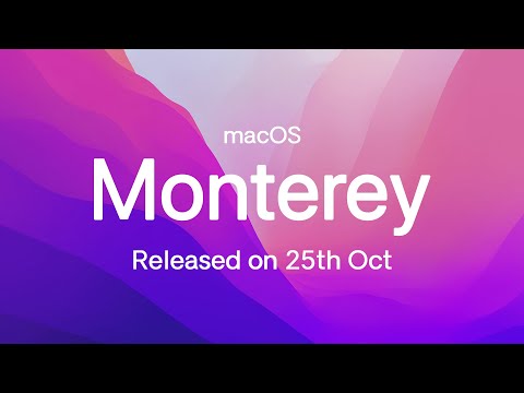 macOS Monterey 12 released on 25th Oct