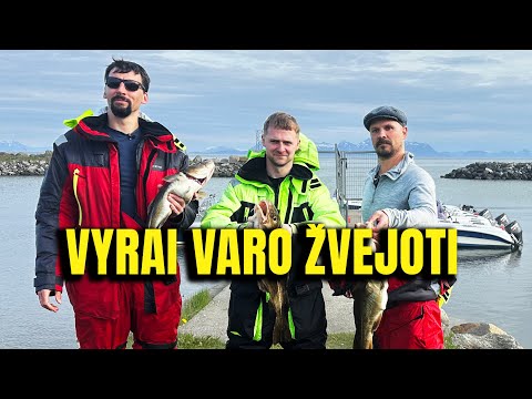VYRAI VARO ŽVEJOTI