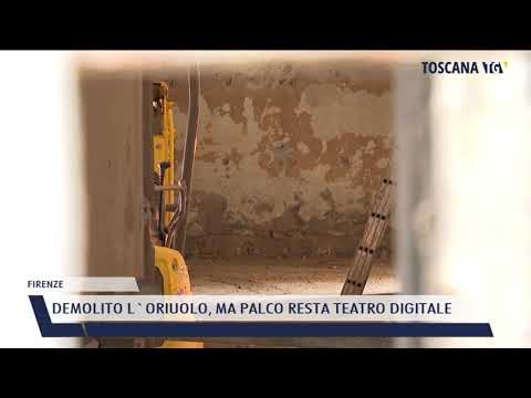 2021-04-13 FIRENZE - DEMOLITO L'ORIUOLO, MA PALCO RESTA TEATRO DIGITALE