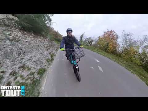 Elektrinis dviratis Samebike CY20, 20", 350W, 12Ah, juodas video