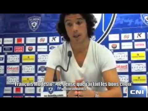 François Modesto : " Je pense que j'ai fait les bons choix"
