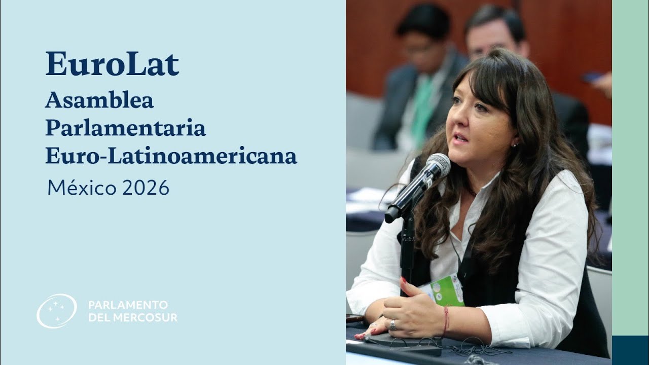 Marina Femenia discursa en EuroLat